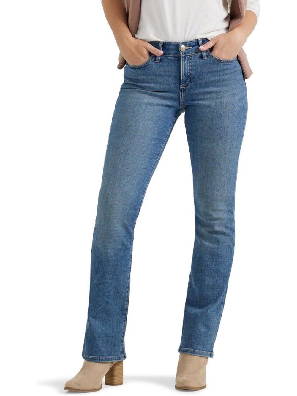 Ultra Lux Comfort Flex Motion Bootcut Jeans for Women - Stylish & Versatile Fit